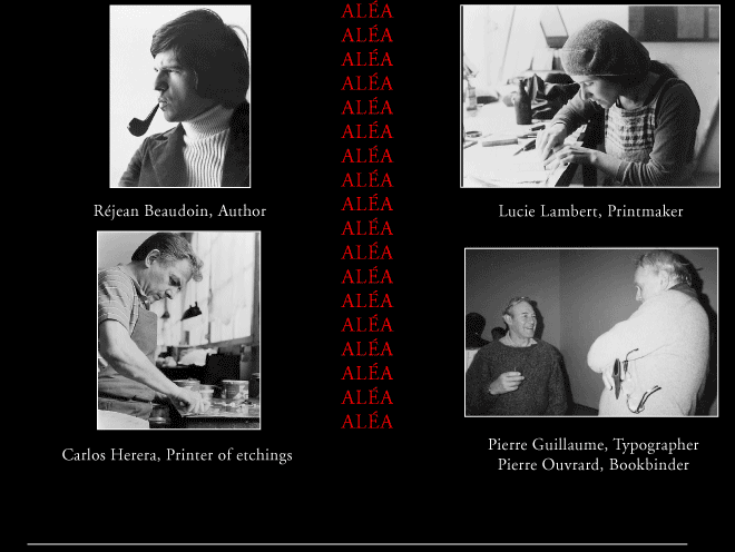 Lucie Lambert EDITIONS - Al&eacute;a