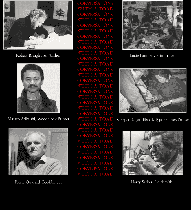 Lucie Lambert EDITIONS - Conversations with a Toad